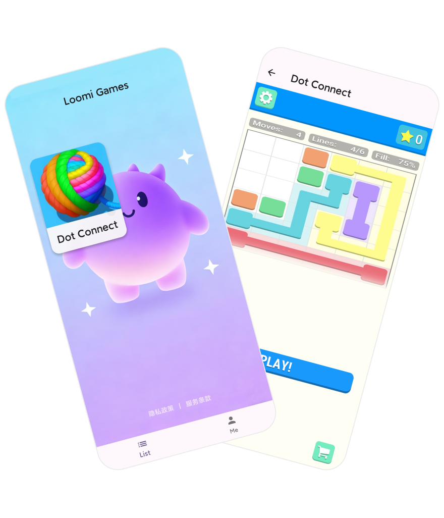 Loomi Games App Screenshot